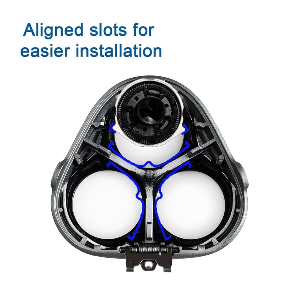 HQ8 Replacement Heads Compatible with Philips Norelco Aquatec Shaver, Blades for - Picture 6 of 6